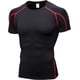 thumbnail image 2 of Alidamo Camiseta deportiva para hombre de secado rápido, entrenamiento, gimnasio, manga corta, 2 of 4