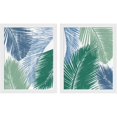 thumbnail image 1 of Great Art Now Baru Palm Collage by Patricia Pinto, 2 Piece Framed Art Set Each 18"W x 22"H, 1 of 3