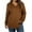 Coffee Sweatshirt, variant on Htigea Women's Long Sleeve Sweatshirts Casual V Neck Hooded Tops Drawstring Hoodies Thin Fleece Everyday Sweatshirt Light Blue S