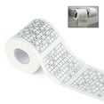 thumbnail image 1 of Wood Pulp Material Novelty Funny Number Sudoku Printed Bath Funny Toilet Paper, 1 of 7