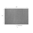 thumbnail image 2 of Set De Table En Pvc Tissé Avec Lurex Gris - Lot De 12, 2 of 3