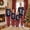 Mom Red, variant on AIGUR Family Christmas Pajamas Letter Print Long Sleeve Tops and Plaid Pants Loungewear Soft Sleepwear