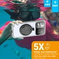 thumbnail image 2 of AICase Self-Check Waterproof Phone Case for iPhone 13 Underwater Touchscreen Water Proof Diving Phone Case Built-in Screen Protector for Shower, Bike, Beach, Snorkeling, 2 of 15