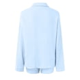 thumbnail image 5 of Womens Short Sets Two Piece Outfits for Women Button Up Shirts and Shorts Women Summer Outfits Matching Set, 5 of 7