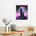 thumbnail image 3 of Nawypu Lion Canvas Wall Art Lioness and Cubs Picture Animal Painting Prints Artwork for Home Living Room Decorations Framed Ready to Hang, 3 of 5