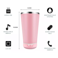 thumbnail image 5 of Taza Termica Wünd  Fría/caliente Inoxidable 16oz Audio Bluetooth Modelo Cian, 5 of 5