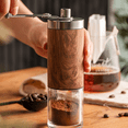 thumbnail image 4 of Manual Coffee Grinder with External Adjustments, Ceramic Conical Burr Mill & Stainless Steel Waterproof Body, Small Portable Hand Coffee Bean Grinders for French Press, Espresso, Turkish Brew, 4 of 5