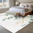 thumbnail image 4 of Sage Green Eucalyptus Leaves Area Rugs 5'x7', Small Throw Rugs for Laundry Room Playroom, Spring Summer Country Plants Indoor Outdoor Rug Non-Slip Low Pile Carpet Runner Reversible Floor Mats, 4 of 8
