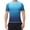 Sky Blue Gradient Navy Blue, variant on Weilanxin Men's UPF50+ Quick-Dry Rash Guard Shirt Surfing, Running, Water Sports, Reflective Safety Design