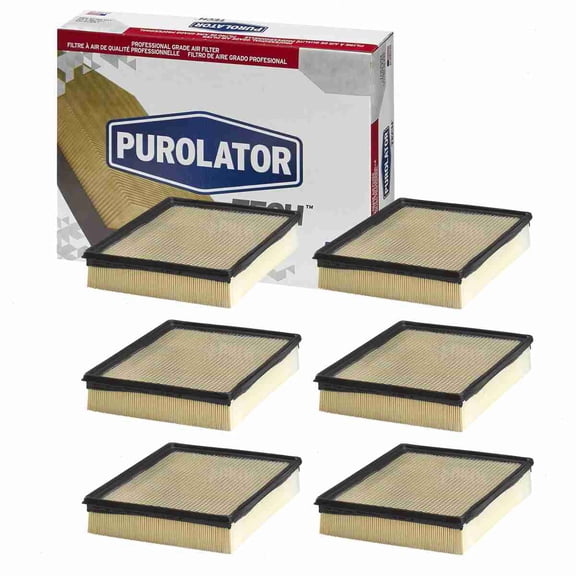 6 pc Purolator TECH TA45314 Air Filters for 15908916 22487 22845992 23349854 2487 25311916 25313348 25332443 26678 32487 33-2129 339 42487 46678 61942487 62488 6678 87487 8755 8756 93487 93488 A1519C