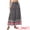 Dark Blue, variant on DARING DIVA Women's Floral Ruffle A Line Tiered Maxi Skirts X-Small Dark Blue