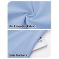 thumbnail image 4 of Merokeety Womens Summer Dresses Crew Neck A Line Midi Dress Blue l, 4 of 8