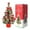 Red, variant on XEAZON Christmas Tree for Tabletop, 16 in Mini Artificial Christmas Tree with LED String Lights,Star Tree Topper,Balls,Bows,Pine Cones for Table Home Office Shopping Bar Christmas Decoration(Gold)