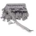 thumbnail image 1 of unbranded Fringe Trim Para Adornos En Cortinas Y Sofás Con En Poliéster Gris Duradero, 1 of 6
