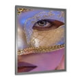 thumbnail image 2 of Designart 'Venetian Mask On Female Face' Modern Framed Art Print, 2 of 4