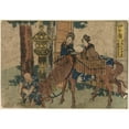 thumbnail image 3 of Katsushika Hokusai 24x18 Black Modern Framed Museum Art Print Titled - Yokkaichi (1804), 3 of 5