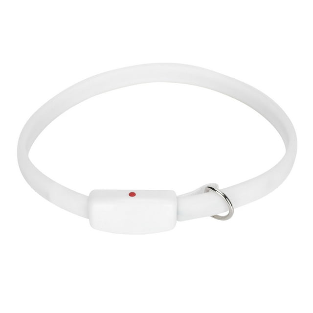 Qiilu USB Chien Chiot Conduit Collier Lumière Réglable Animaux de Compagnie Sécurité Collier Animaux de Compagnie Fournitures Nouveau