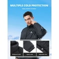 thumbnail image 6 of CAMEL Unisex Puffer Coats Jacket Lightweight Men's Womens Down Alternative Packable Winter Outerwear Coats Purple Black, 6 of 11