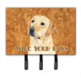 thumbnail image 1 of Carolines Treasures SC9133TH68 6 x 9 In. Labrador Wipe your Paws Leash or Key Holder, 1 of 1