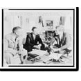 thumbnail image 2 of Historic Framed Print, [President John F. Kennedy (right) discusses conflict in South Vietnam with Robert McNamara (center) and Gen. Maxwell Taylor], 17-7/8" x 21-7/8", 2 of 9