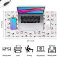 thumbnail image 5 of Long Mouse Pads for Desk,White Cow Moo Colorful Pattern Desk Mats on Top Of Desks, Desk Mouse Pad Extra Large with 3mm Non-Slip Base and Stitched Edge for Gaming,Office,Work,Home 31.5"x15.7", 5 of 6