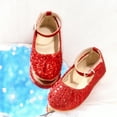thumbnail image 3 of ESTINE Flower Female Dress Shoes Toddler Girl Mary Jane Flats Red 8M, 3 of 7