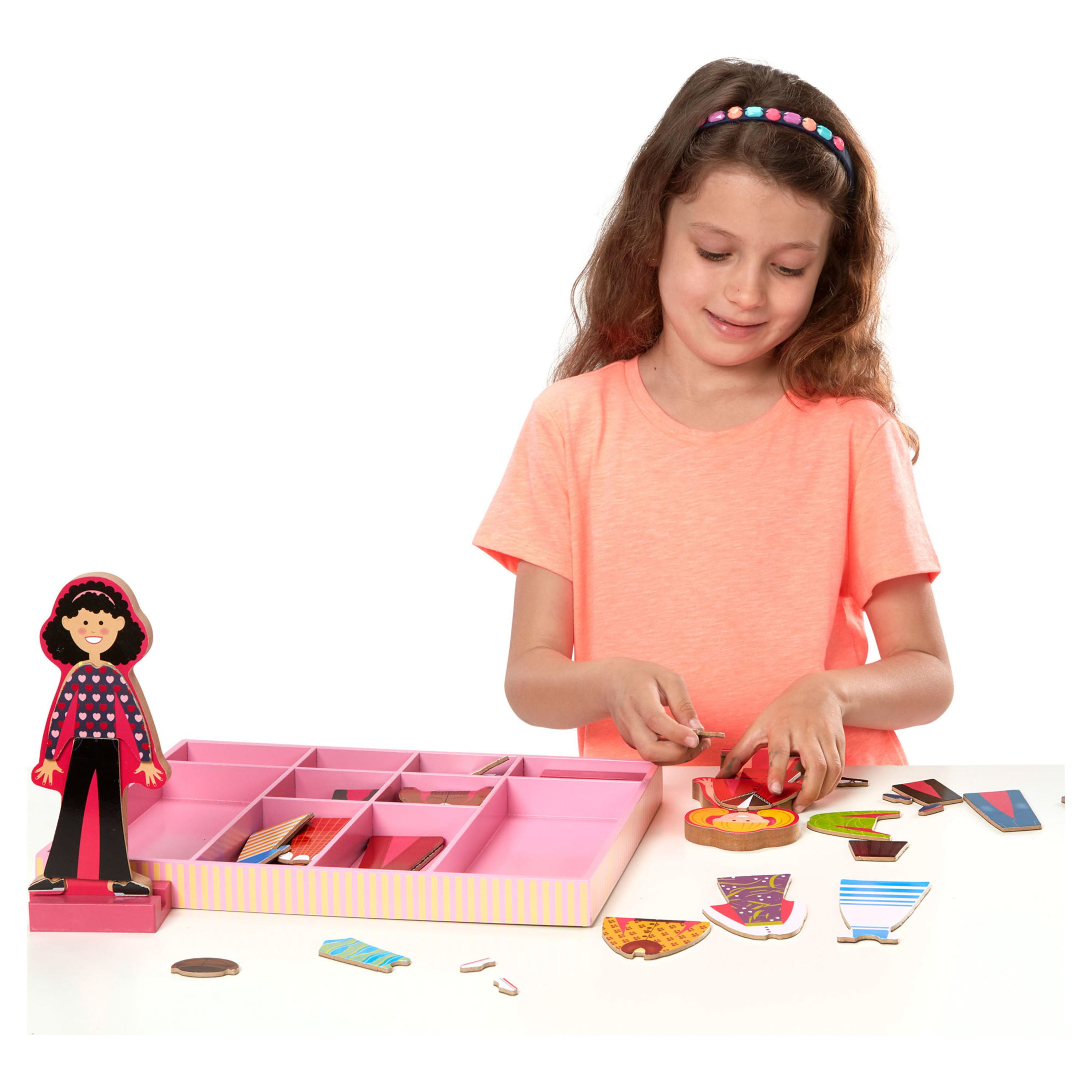 Abby and sales emma magnetic dolls