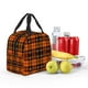 thumbnail image 5 of Easygdp Halloween Tartan Plaid Bolsa Térmica Premium - Tela Oxford Impermeable, Gran Capacidad, Bolsillo Frontal, Unisex para Trabajo, Escuela, Actividades al Aire Libre y Picnics, 5 of 8