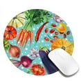 thumbnail image 2 of Disketp Vegetable Small Mouse Pad 7.9x7.9 Inches,Washable Round Mousepad For Office Laptop Computer,Non-Slip Rubber Base Mouse Pads For Wireless Mouse, 2 of 8