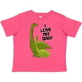 thumbnail image 3 of I Love My Dad with Baby and Daddy Brontosauruses Toddler T-Shirt, 3 of 5
