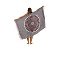 thumbnail image 3 of Colorful Bohemian Style Mandala Printed Beach Wrap Sarong With Fringe, Mandala Red, Size: One Size, Uluwatu Style, 3 of 5