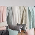 thumbnail image 2 of Levtex Home - 100% French Flax Linen - 20 x 20in. Decorative Pillow Cover (Set of 2) - French Flax Washed Linen - Blush - Pillow Cover Size (20 x 20in.), 2 of 2