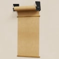 thumbnail image 4 of 60 Inch Paper Roll Holder Wrapping Paper Wall Mounted Roll Rack Holder Adjustable Reliable Kraft Scroll Dispenser for Vinyl, Kraft, or Other Rolled Materials(Black), 4 of 5