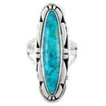 thumbnail image 3 of Turquoise Jewelry Ring for Women Sterling Silver 925 | Turquoise Network | R2619-C75-6, 3 of 5