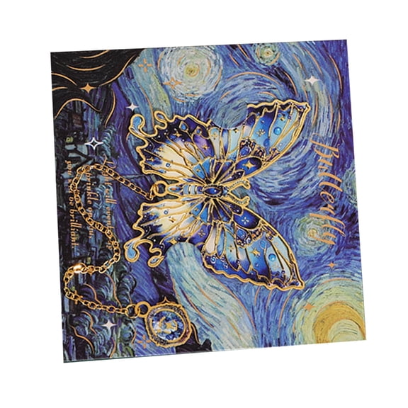 Vintage Butterfly Bookmarks with Pendant Metal Bookmarks Book Marker Book Page Divider for Book Lover Student Reading