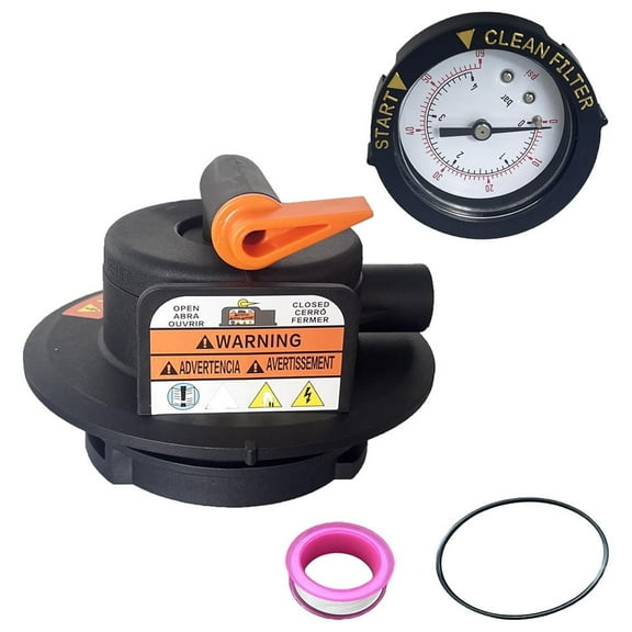 iFJF DEX2420MAR2 Manual Air Relief Assembly Replacement for DE and Cartridge Pool Filter