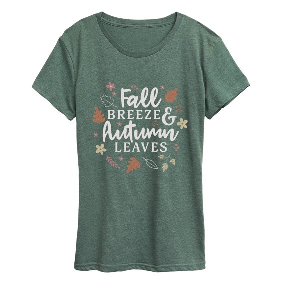 Instant Message - Fall Breeze Women's Short Sleeve Graphic T-Shirt