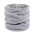 thumbnail image 3 of Men Women Winter Knitted Ring Scarf Loop Wool Infinity Wrap Warm Neckwear, 3 of 7