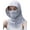 A-lgray, variant on Balaclava Face Cover Balaclava Mask Sun UV Protection Hood Breathable Full Head Mask Cycling Skiing Fishing Hat
