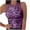 Purple, variant on Giftesty Womens Spring Tops Women Fashion Sleeveless Print Vest Sport Tank Tops Causel Blouse