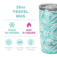 thumbnail image 2 of Swig Life 22oz Travel Mug | Insulated Stainless Steel Tumbler with Handle | SCOUT Miami Nice, 2 of 5