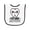 White and Black, variant on Inktastic Future Dentist Tooth Baby Terry Cloth Bib