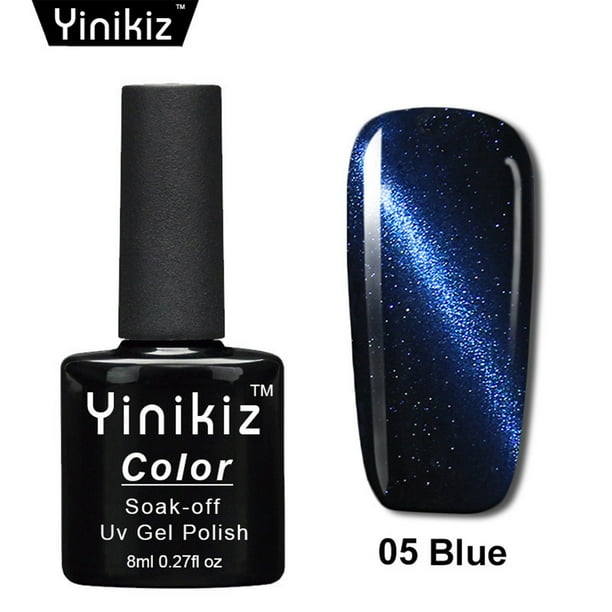 Esmalte de uñas, regalos para mujeres, esmalte de uñas degradado de ojos, pegamento de cielo estrellado, pegamento multicolor claro, rotulador Nai de 8 ml