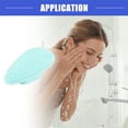 thumbnail image 2 of Vocoste Silicone Face Scrubber Exfoliator Cleansing Brush Blue 3.15"x1.85"x1.14", 2 of 7