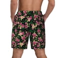 thumbnail image 4 of Uemuo Rose Flowers Pattern Mens Swim Trunks Quick Dry Board Shorts with Mesh Lining, Stretch Beach Shorts Quick Dry No-Chafing Board Shorts-Small, 4 of 9