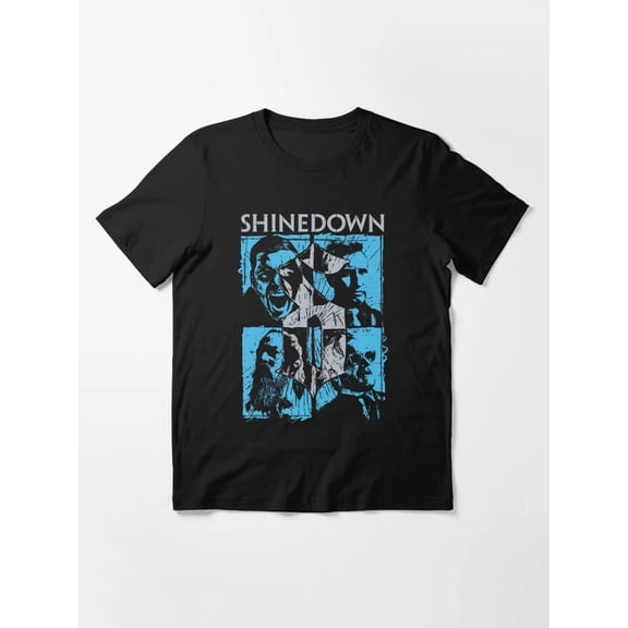 Shinedown Band Quadrant T-Shirt, Rock Band T-Shirt Sizes S-5Xl GooGate