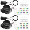 thumbnail image 1 of Replacement Air Blower for Inflatables .A Inflatable Air Fan Blower with Bright Colorful Projection Lamp LED Light &v/A Adapter for Halloween Christmas Inflatable Outdoor Decoratio, 1 of 7