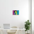 thumbnail image 3 of Stupell Industries Freddie Mercury Pop Style Abstract Painting Gray Framed Art Print Wall Art, 14 x 11, 3 of 9