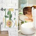 thumbnail image 6 of Hand Towels Beautiful Watercolor Sunflower Patterned 2 PCS, Cotton Bath Towel for Drying Face Hands Body Decorative Water Absorbent Lightweight Towels for Bathroom Ktichen Travel Gym, 16"x28", 6 of 6