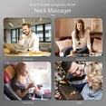 thumbnail image 2 of Ems Neck Massager Heating, Electric Pulse Neck Massager Cordless, Lymphatic Drainage Massager For Pain Relief, 2 of 3